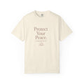 Protect Your Peace T-Shirt — Mindfulness Lotus Graphic Tee