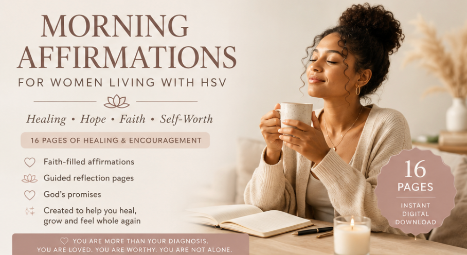 Morning Affirmations After an HSV Diagnosis A Faith-Based Healing Guide for Women
